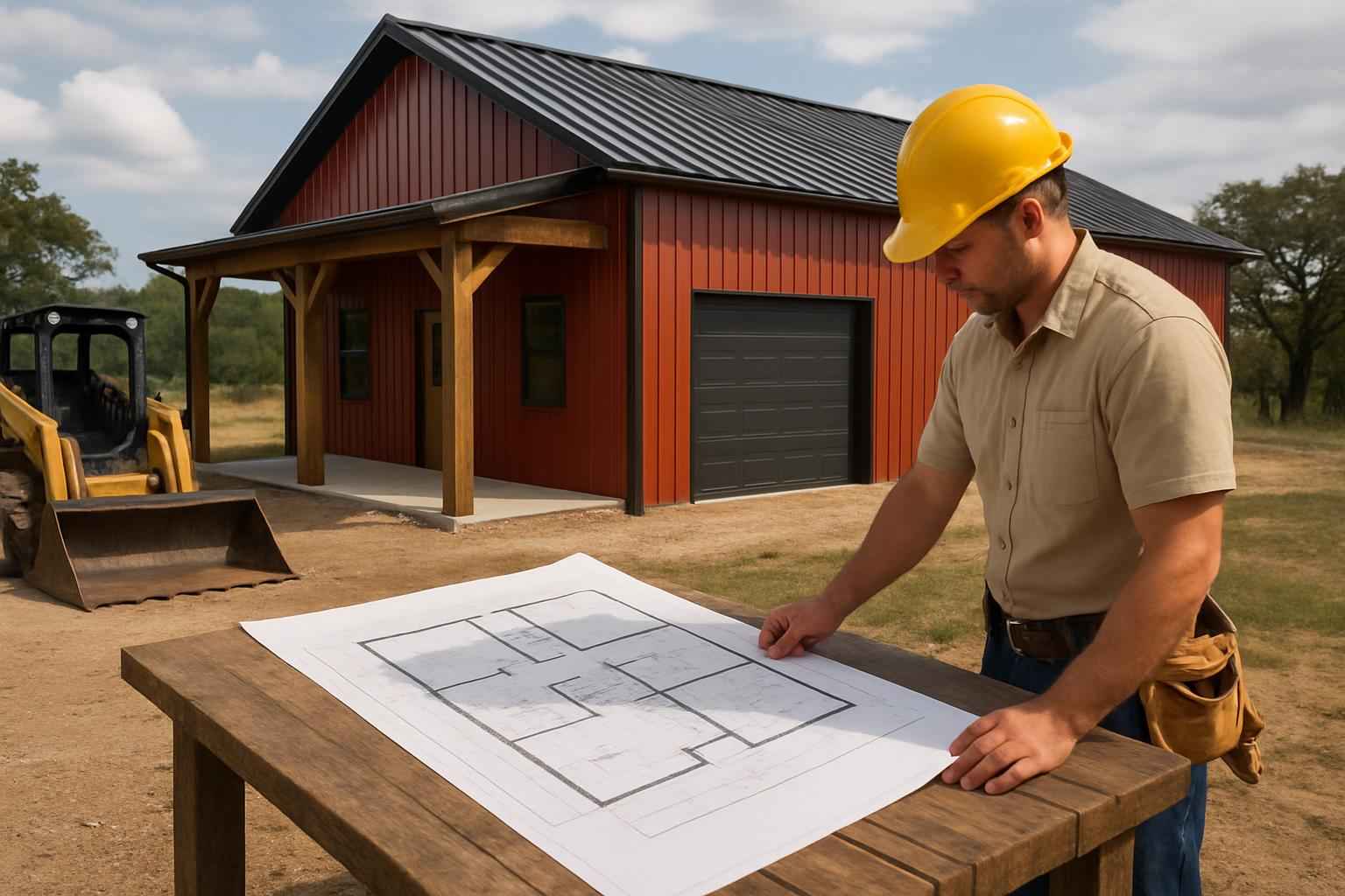 Barndominium Floor Plan Service in Pontotoc TX