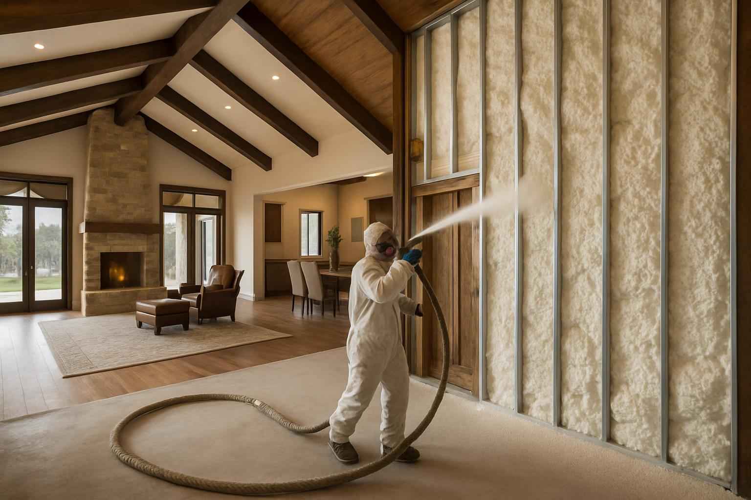 Barndominium Spray Foam Service in Marble Falls TX