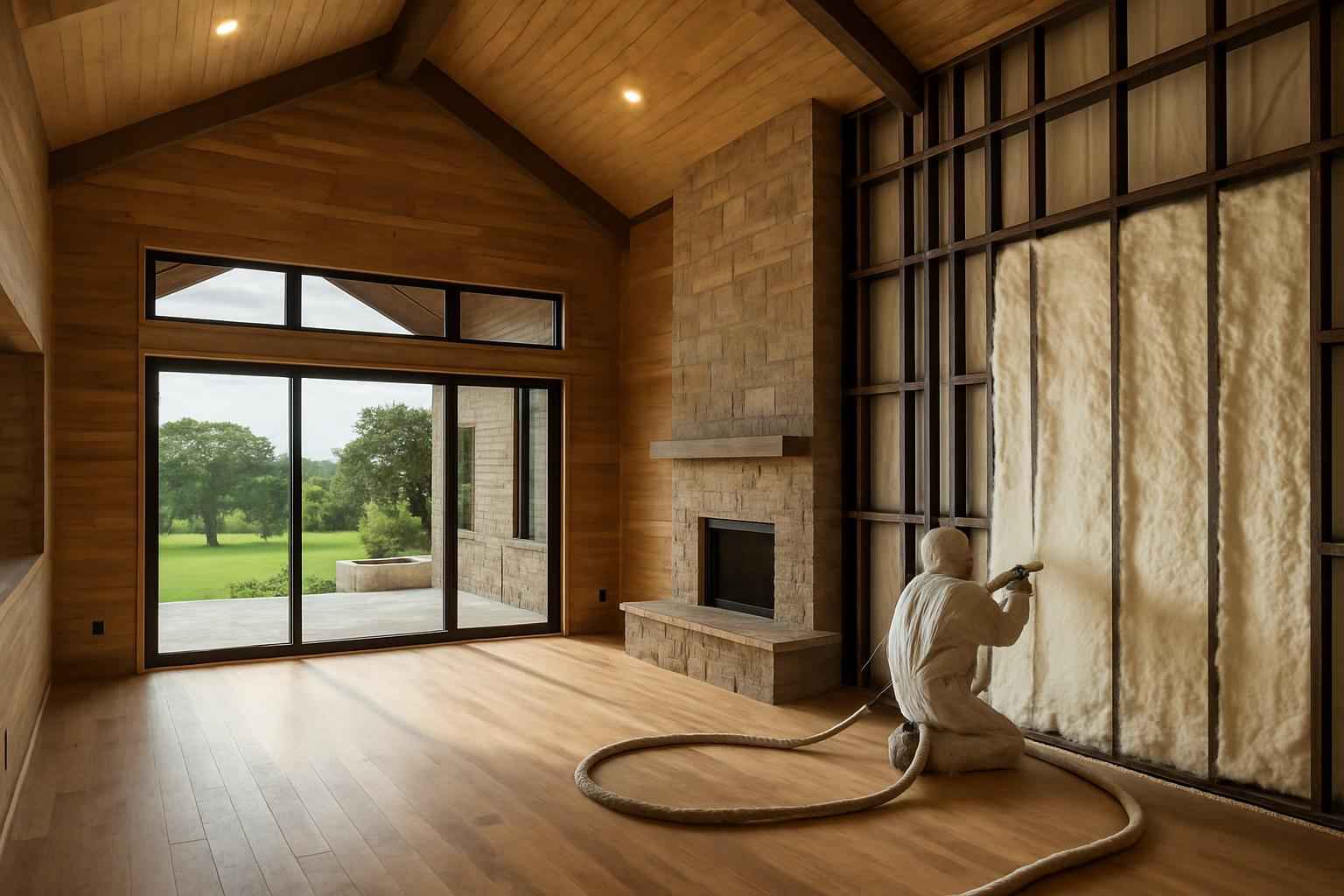 Barndominium Spray Foam Service in Pipe Creek TX