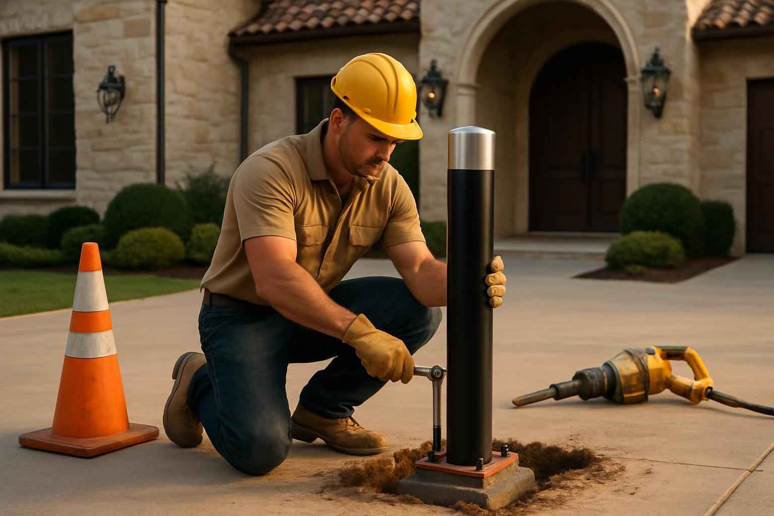 Bollard Installation Service in Kingsland TX