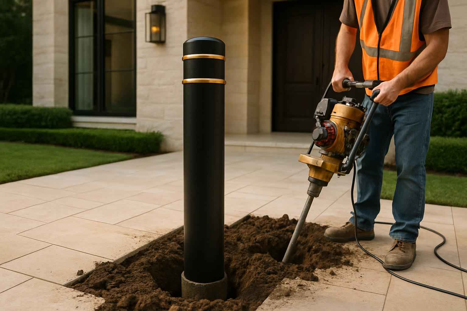 Bollard Installation Service in Marble Falls TX