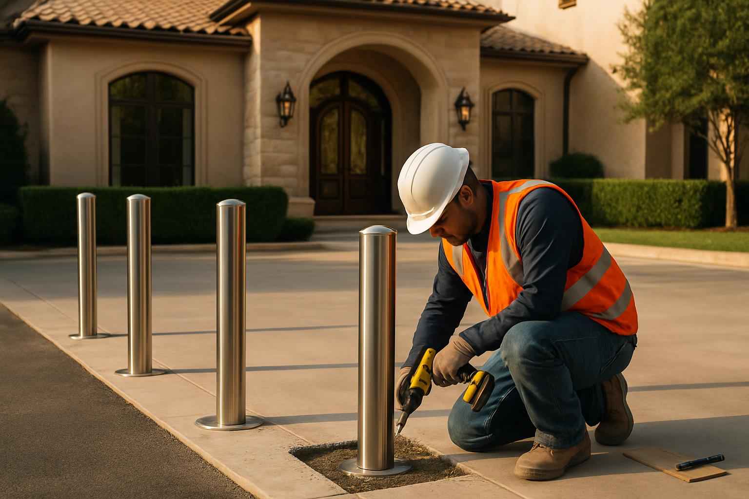 Bollard Installation Service in Medina TX