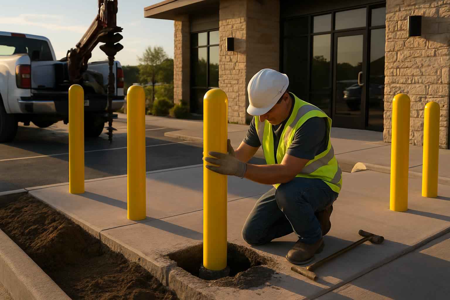 Bollard Installation Service in Pipe Creek TX