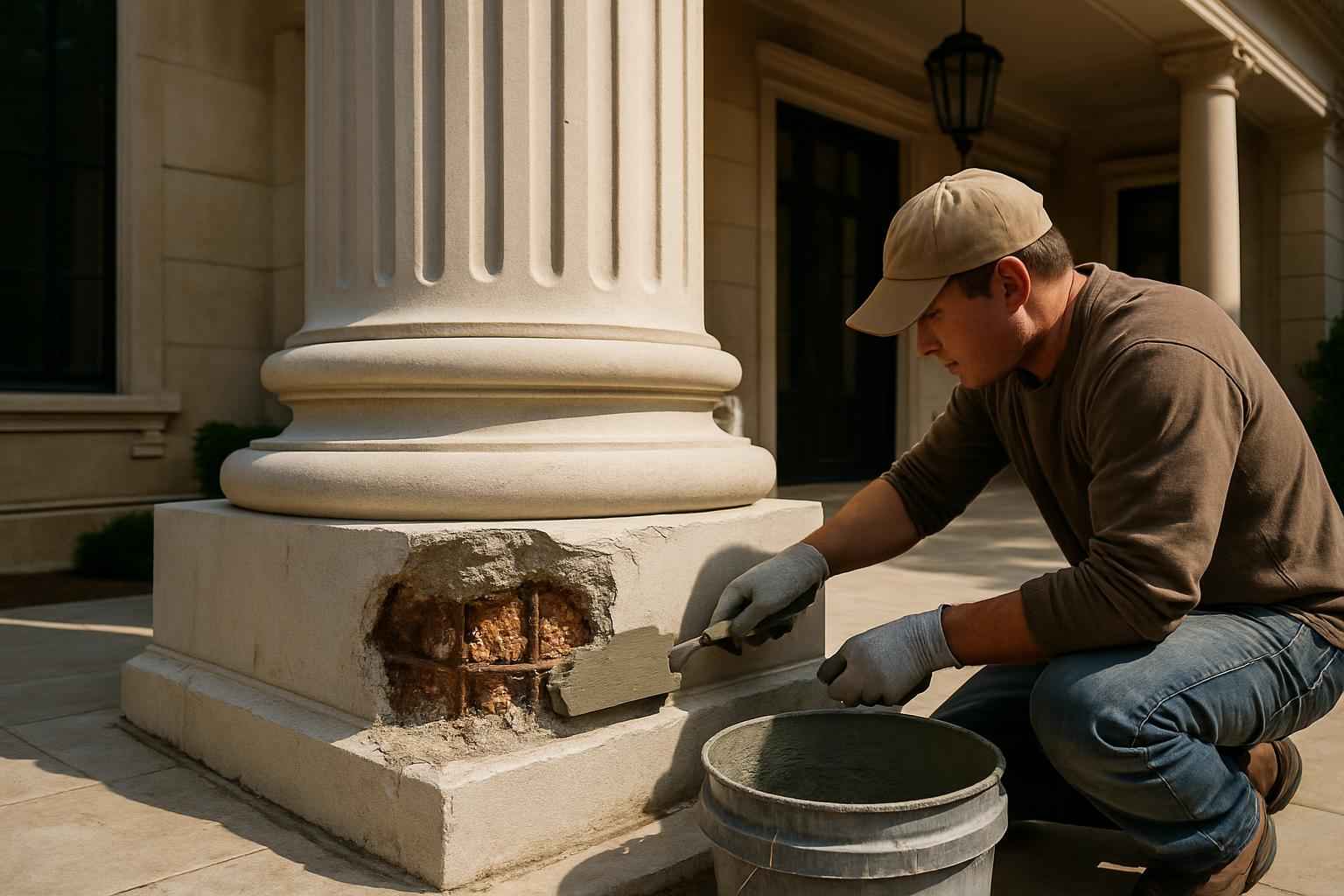 Column Base Repair Service in Cottonwood Shores TX