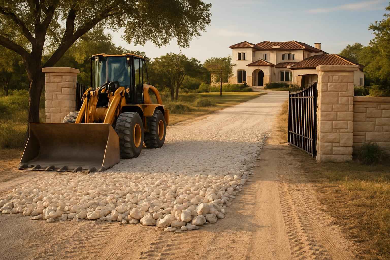Construction Entrance Installation in Pipe Creek TX