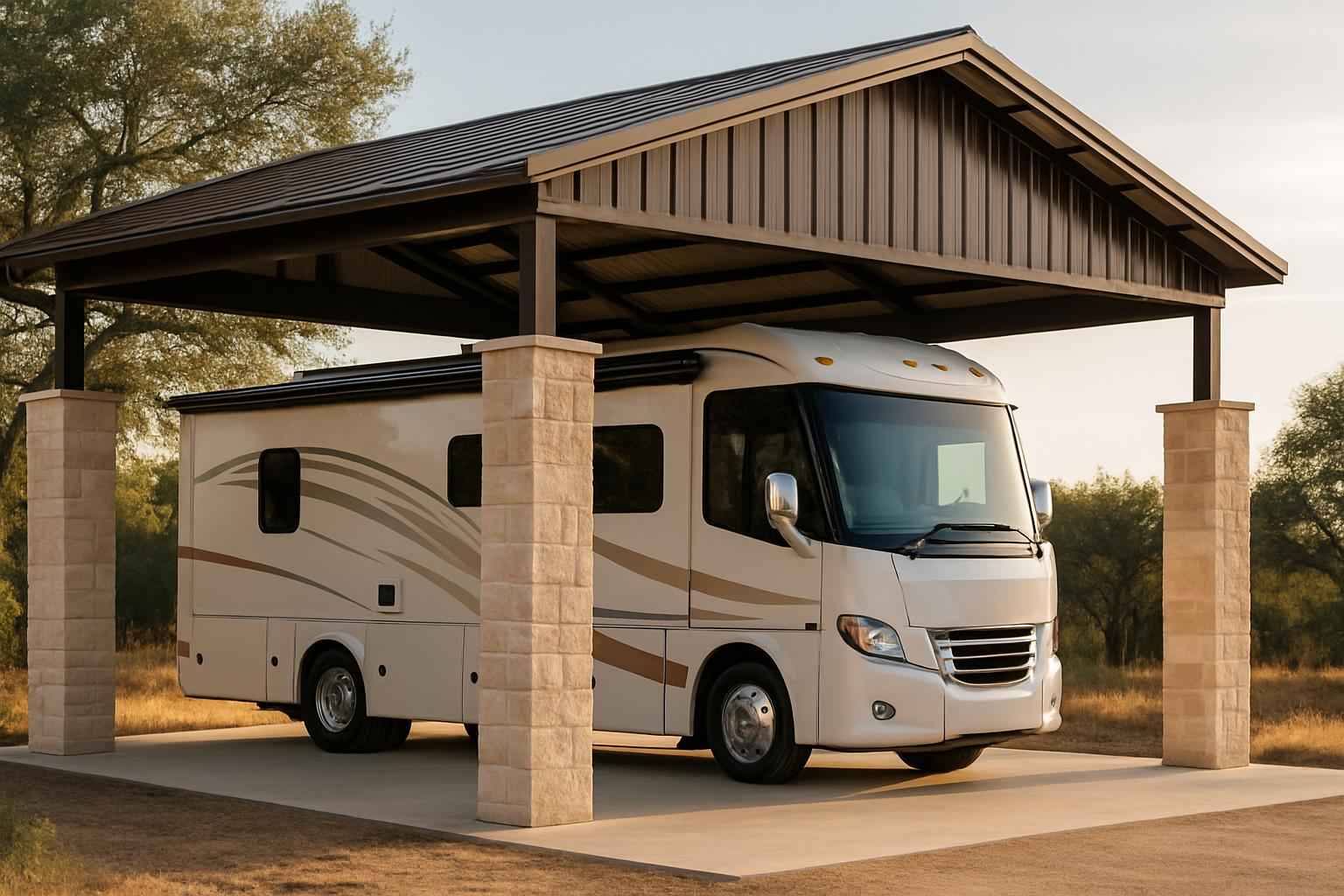 Covered RV Parking Builder in Mason TX