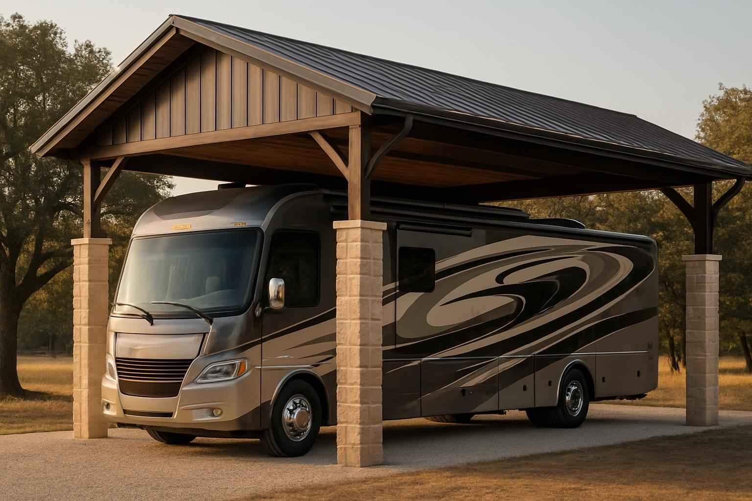 Covered RV Parking Builder in Medina TX