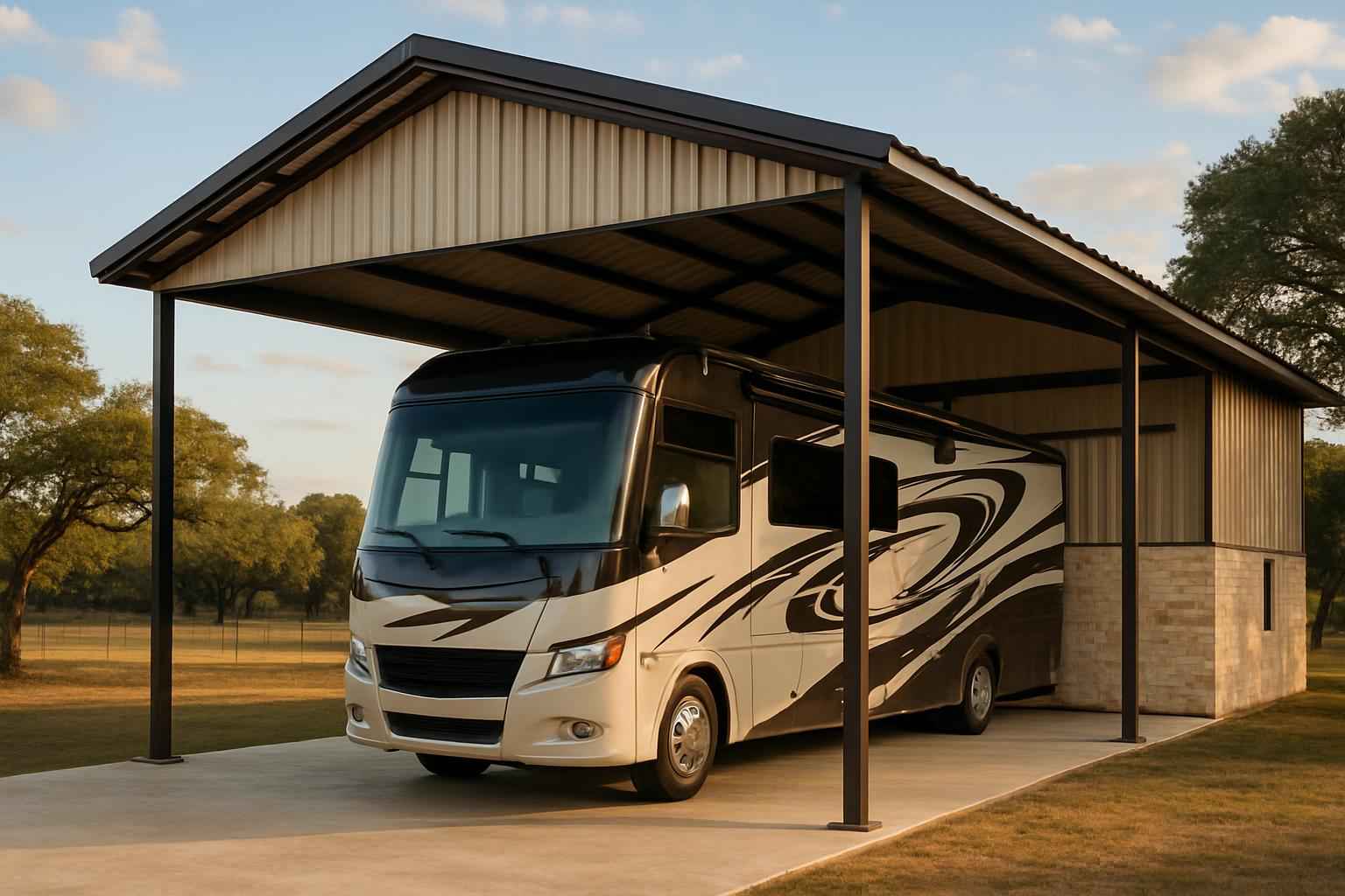 Covered RV Parking Builder in Pipe Creek TX
