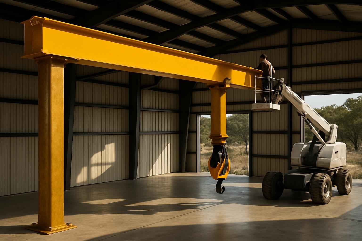 Crane Beam Support Service in Marble Falls TX