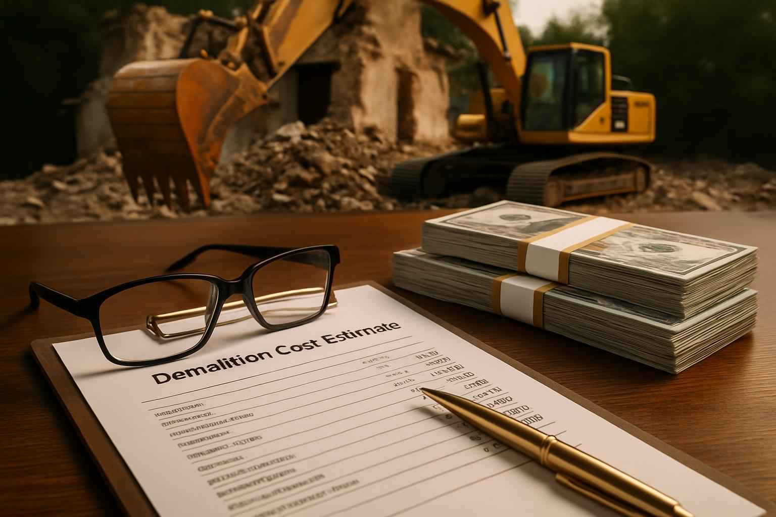 Demolition Cost Estimate in Mason TX