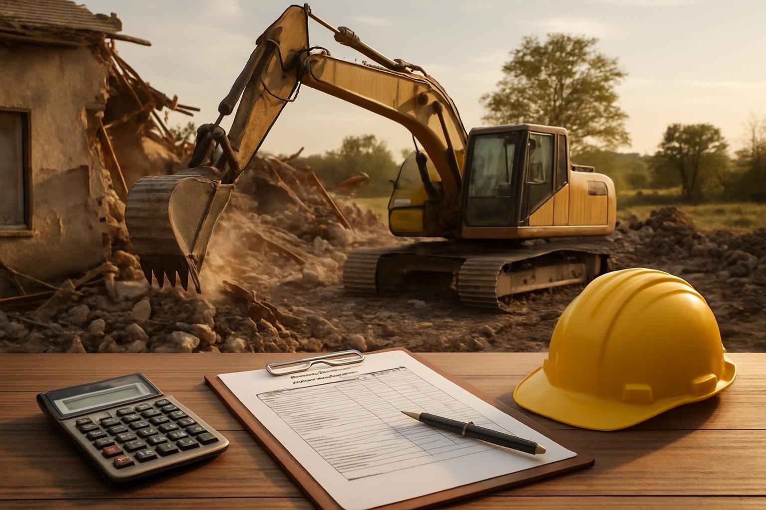 Demolition Cost Estimate in Pontotoc TX