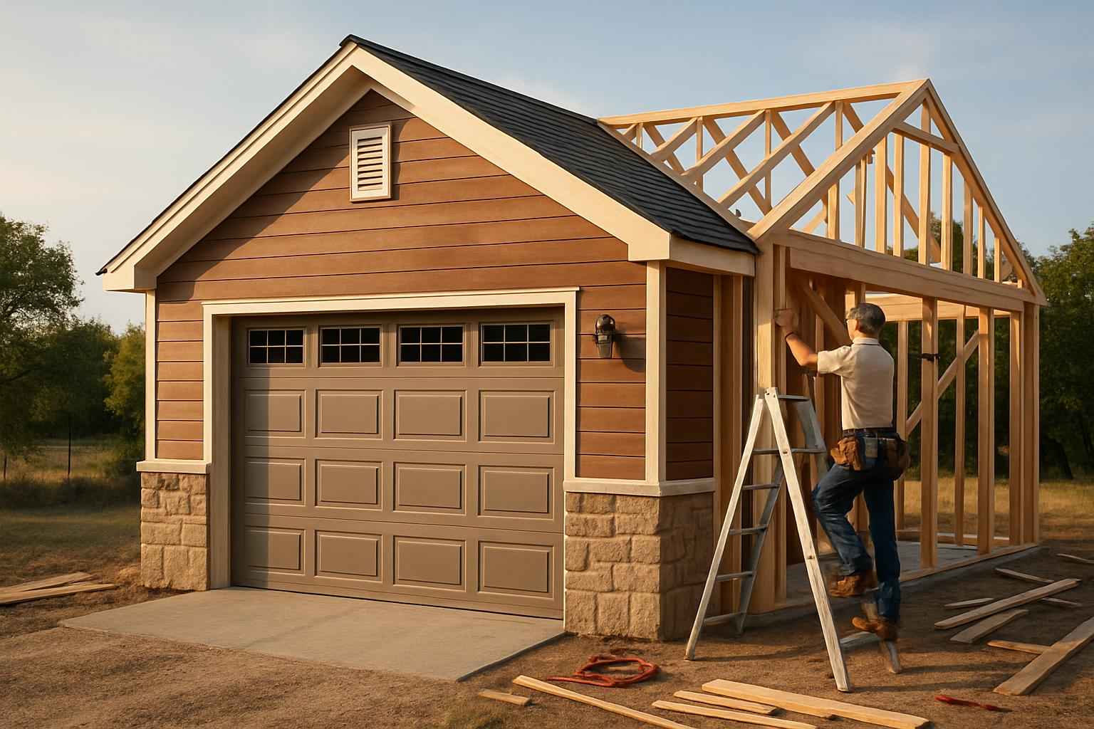Detached Garage Builder in Pontotoc TX