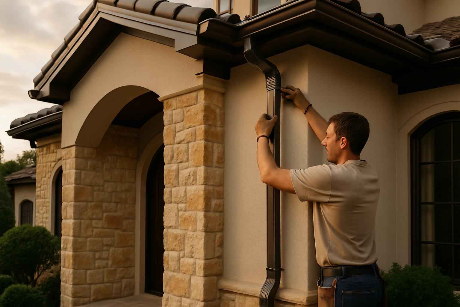 Downspout Installation Service in Horseshoe Bay TX