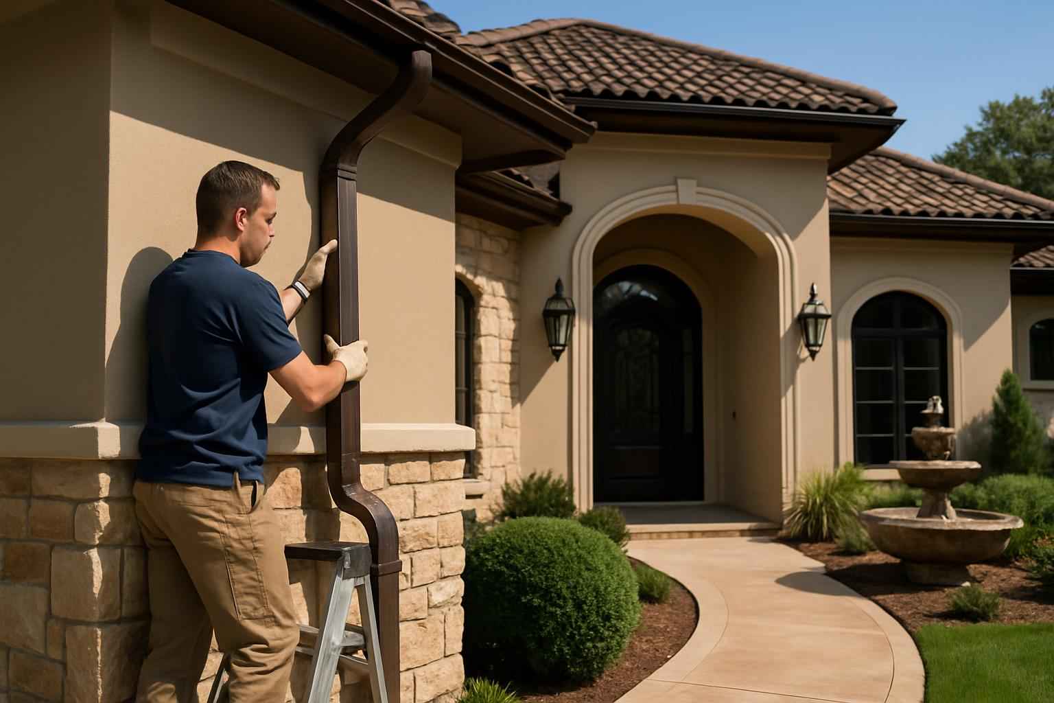 Downspout Installation Service in Pipe Creek TX