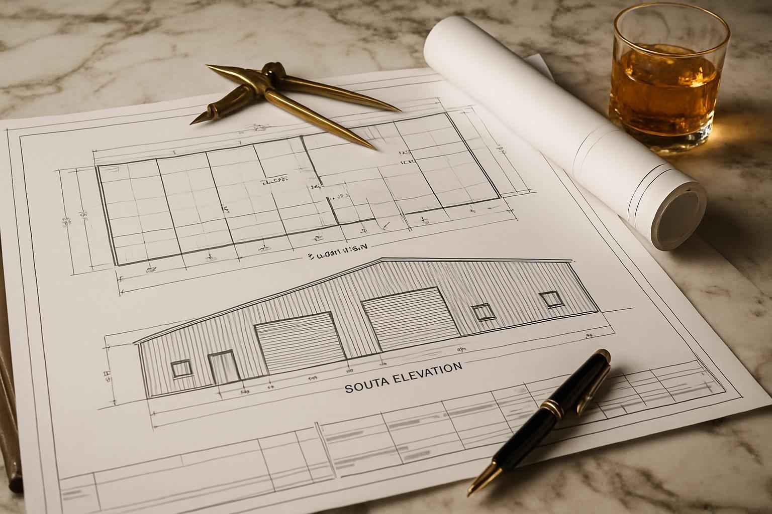 Engineered Metal Building Plans in Marble Falls TX