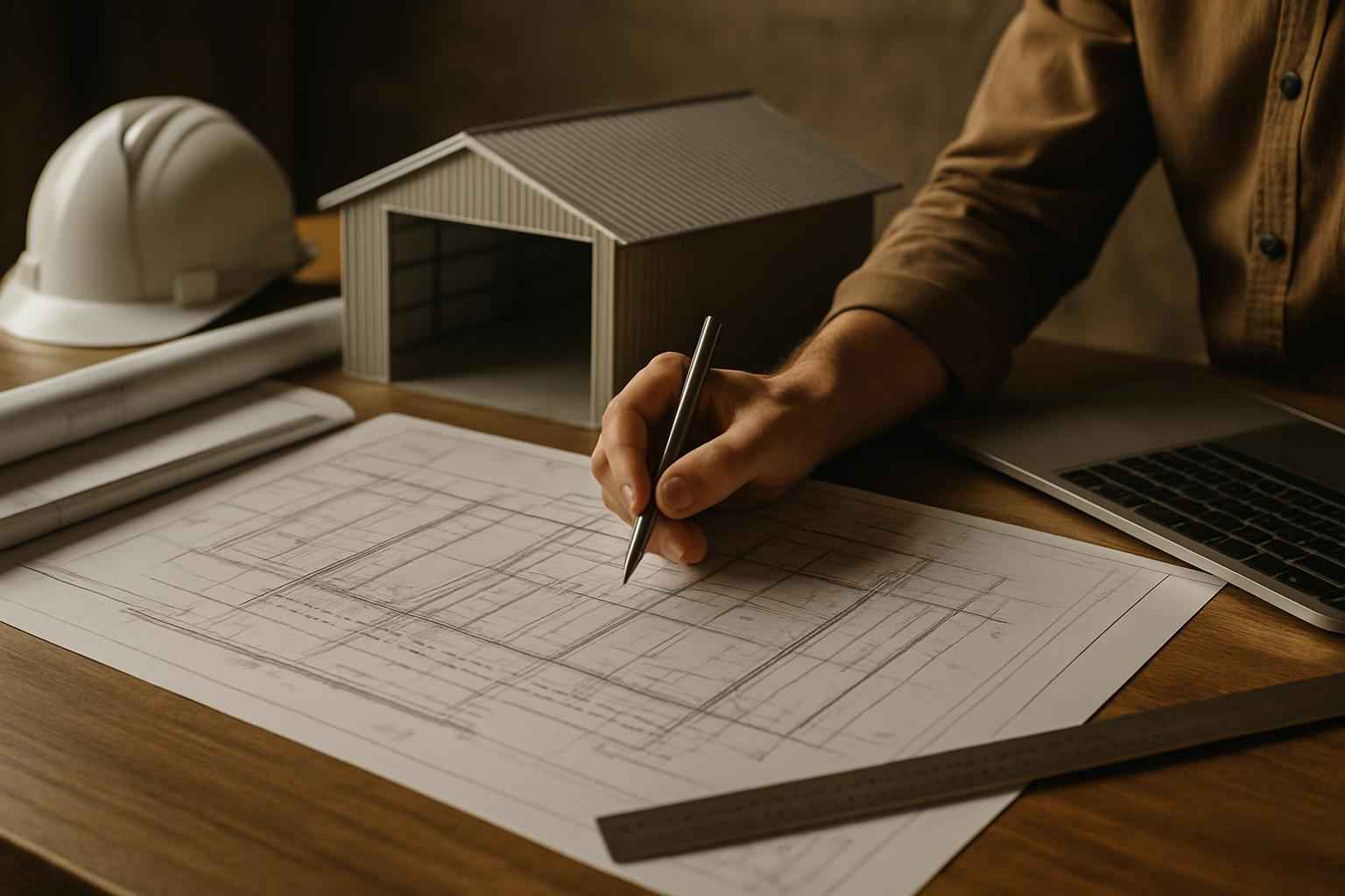 Engineered Metal Building Plans in Mason TX