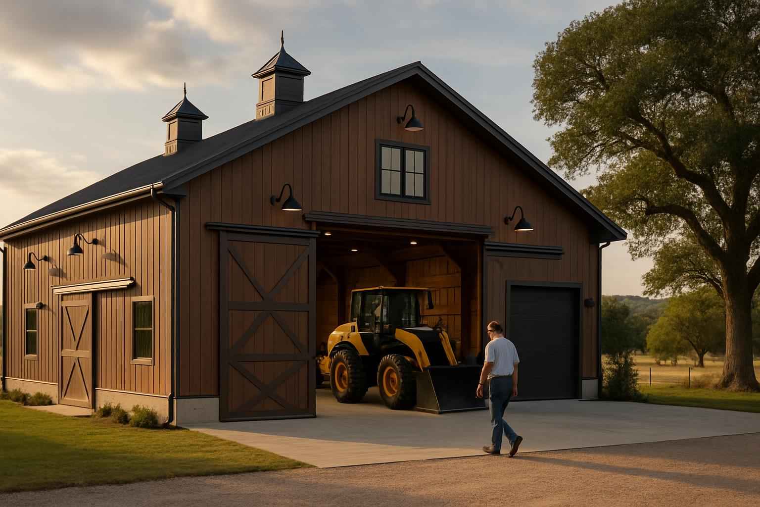 Equipment Barn Builder in Horseshoe Bay TX