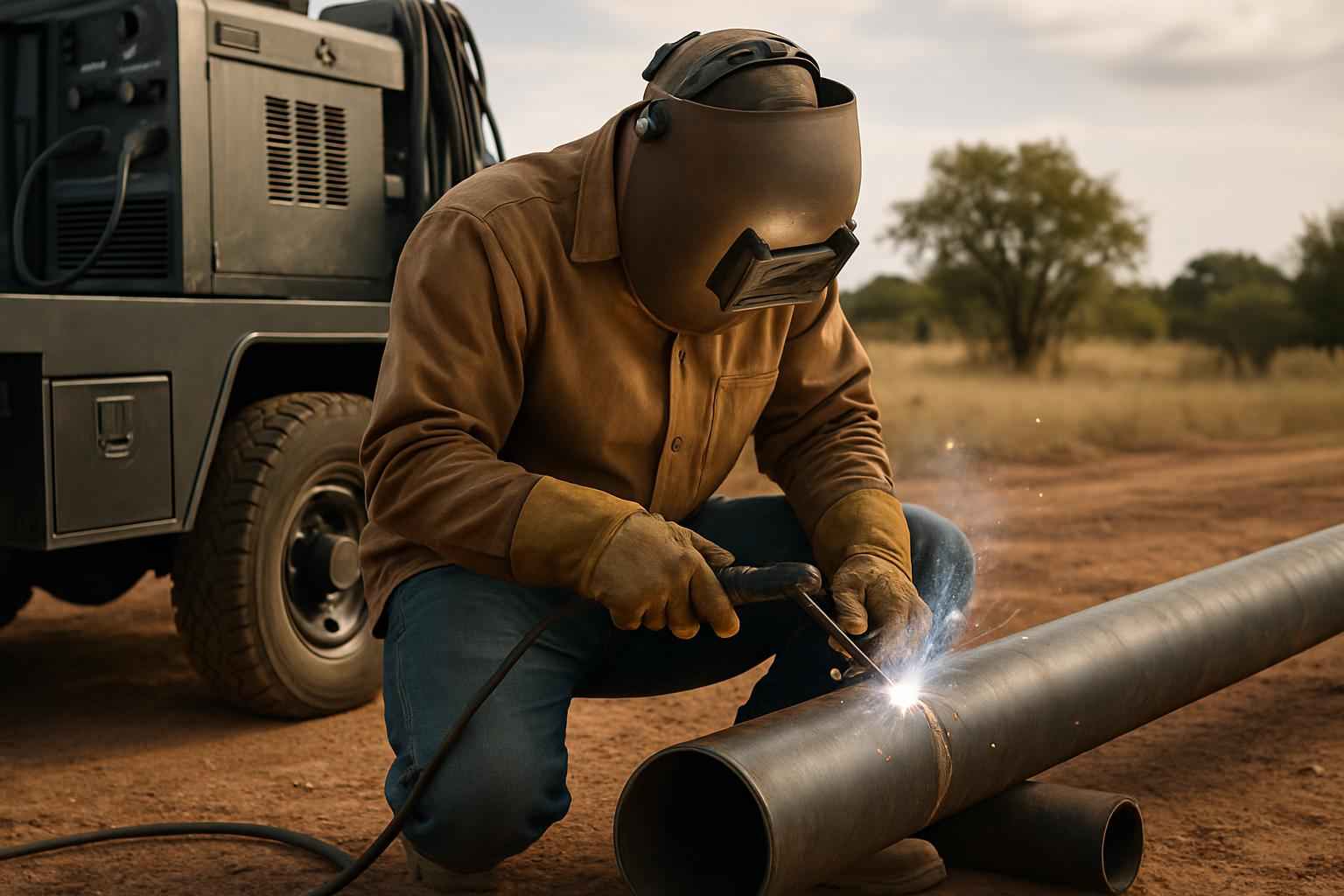 Field Welding Service in Kingsland TX
