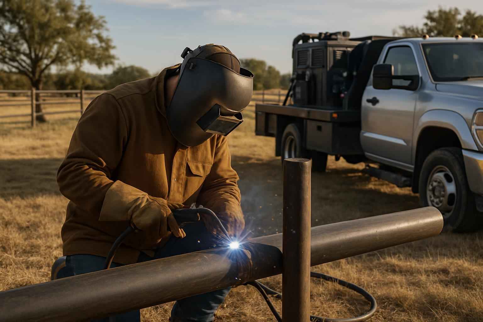 Field Welding Service in Mason TX