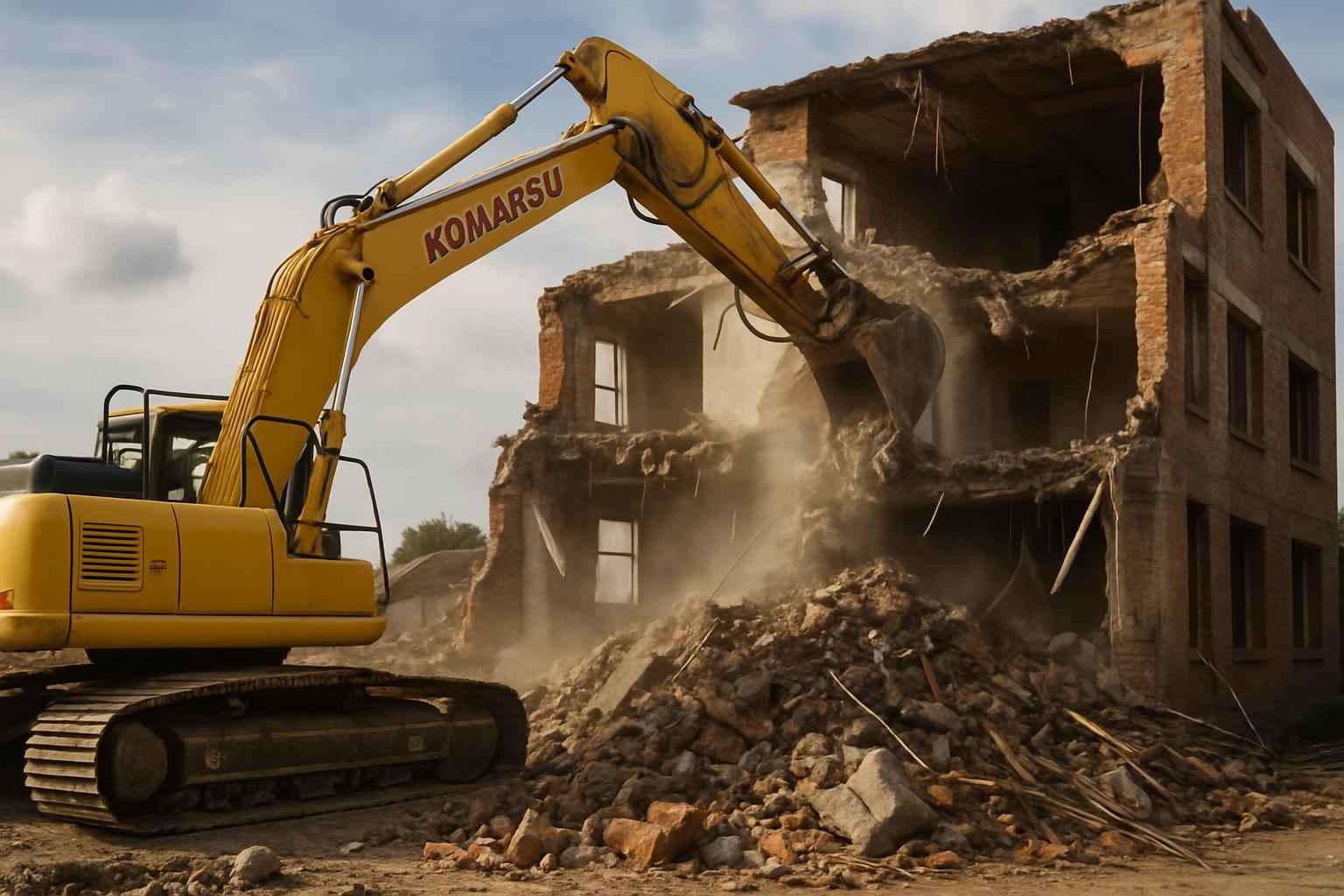 Full Building Demolition Service in Mason TX