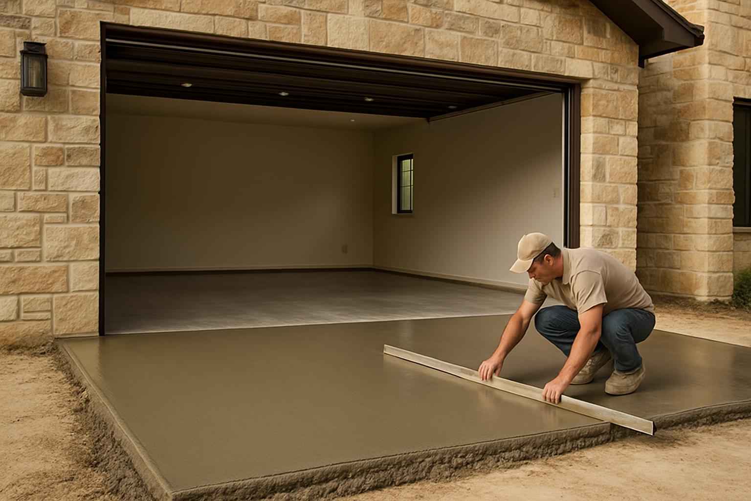 Garage Slab Installer in Mason TX