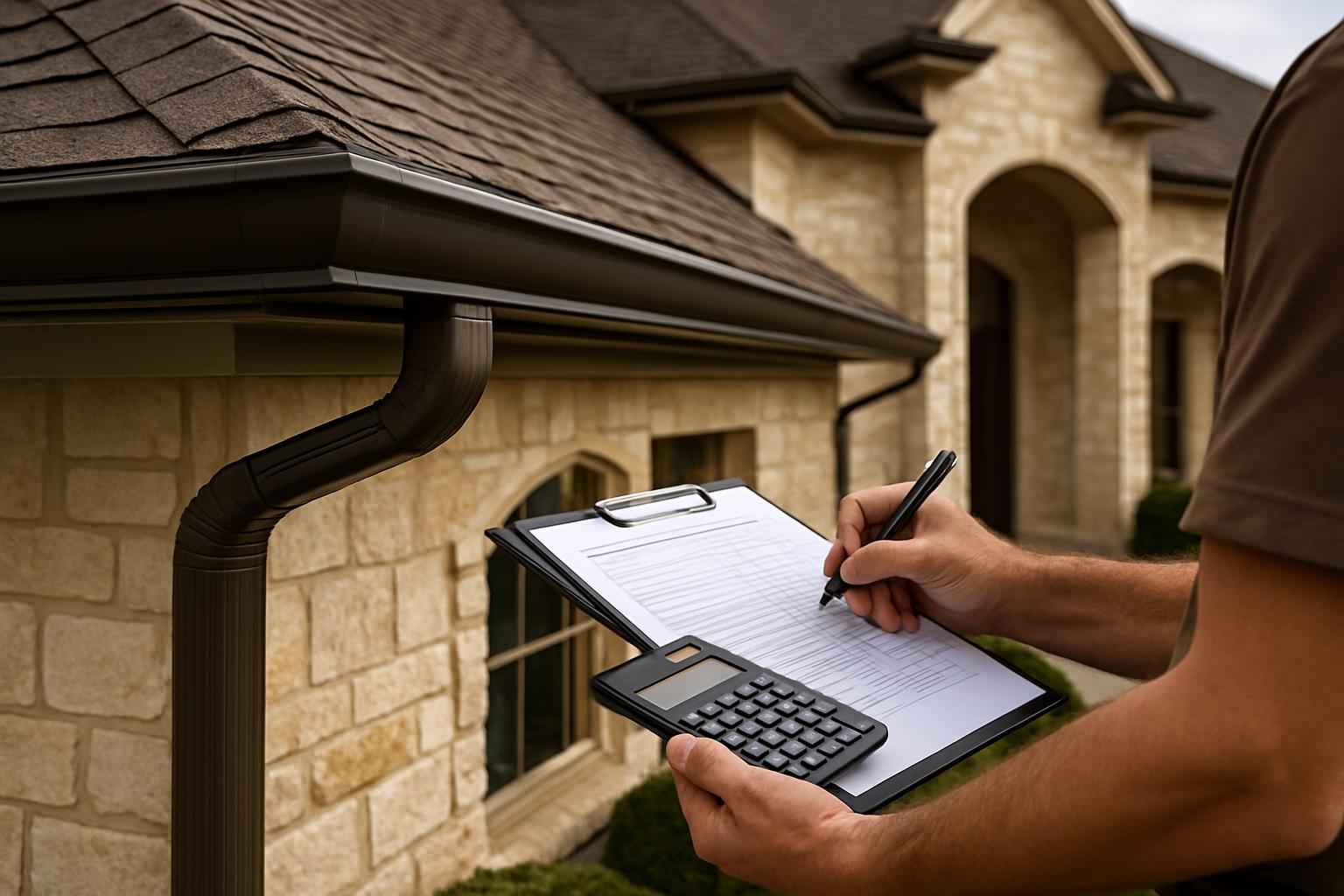 Gutter Installation Cost Estimate in Mason TX