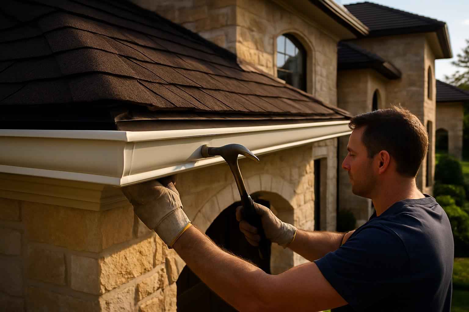 Gutter Installation Cost Estimate in Medina TX