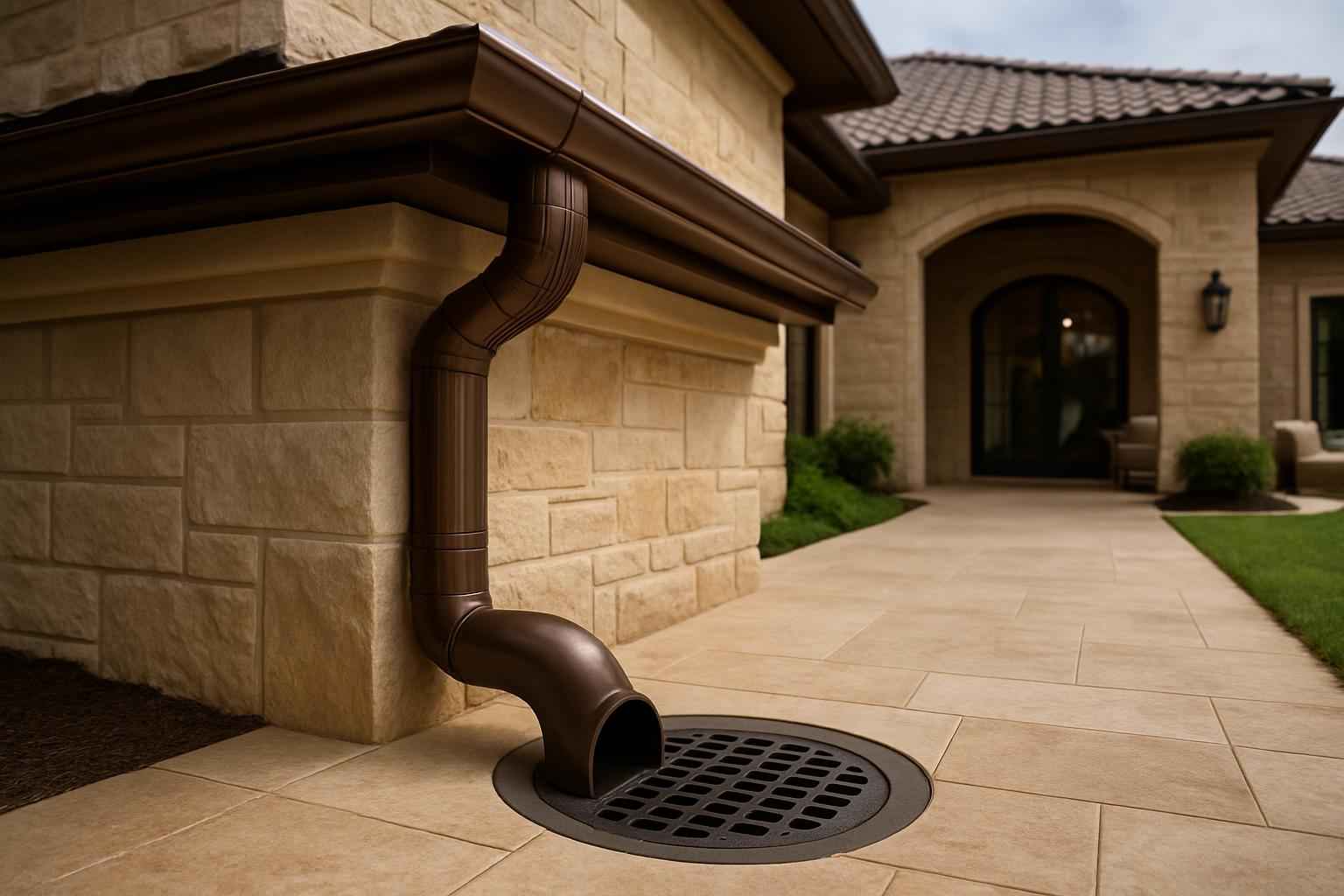 Gutter Outfall Drainage Service in Cottonwood Shores TX