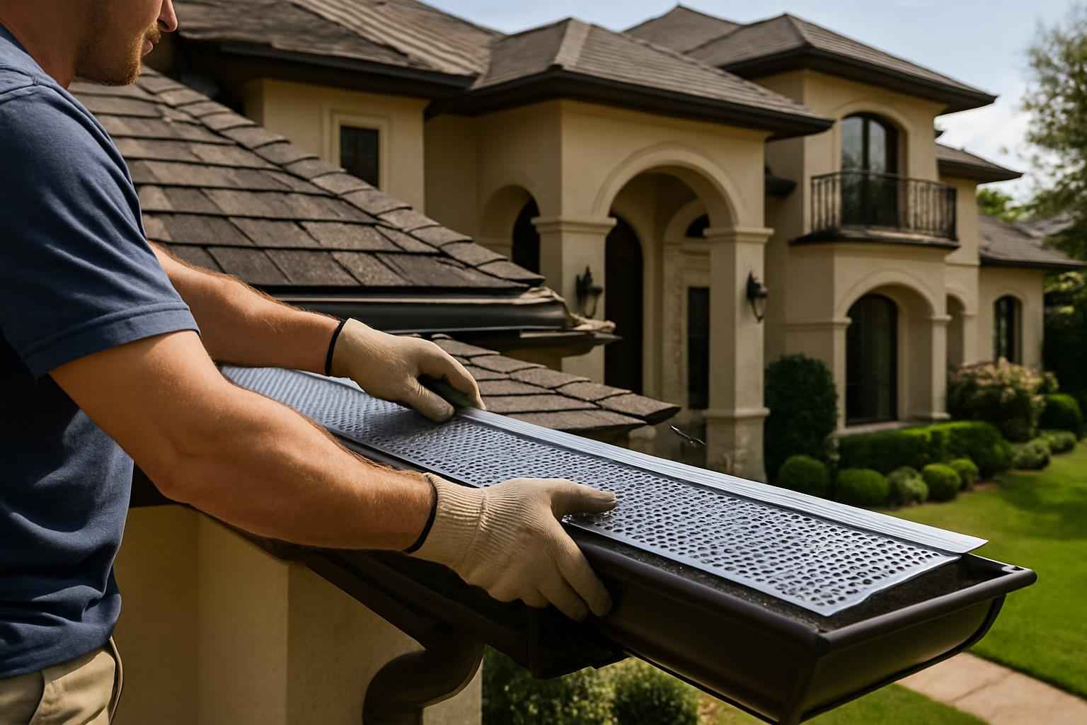 Gutter Screen Installation Service in Cottonwood Shores TX