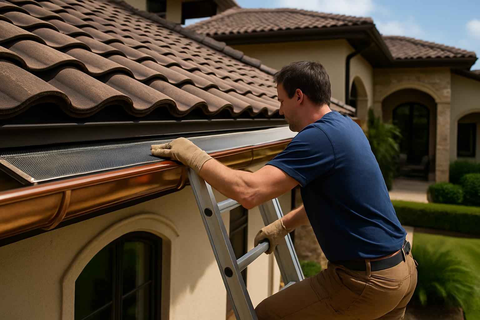 Gutter Screen Installation Service in Horseshoe Bay TX
