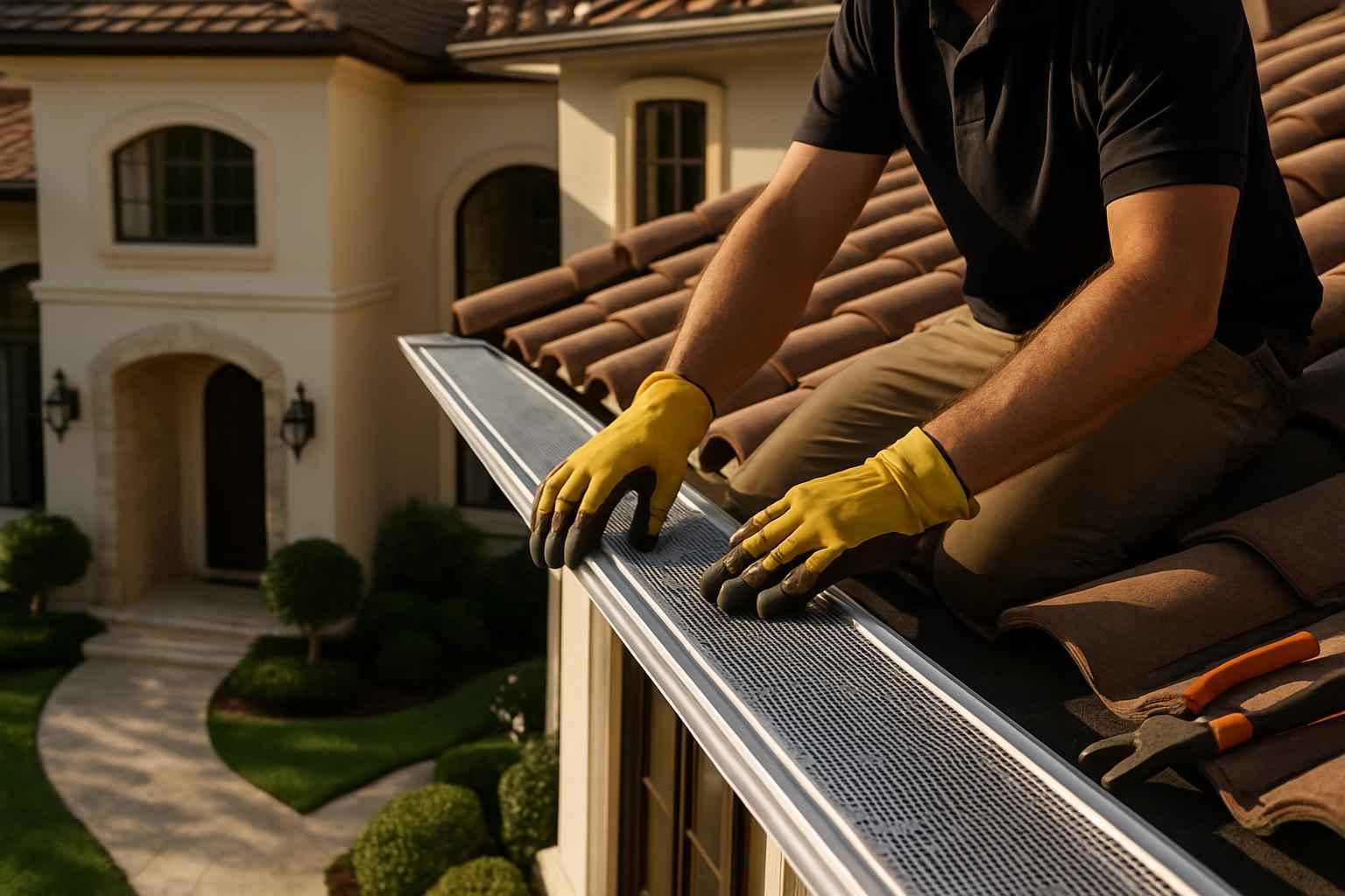 Gutter Screen Installation Service in Medina TX