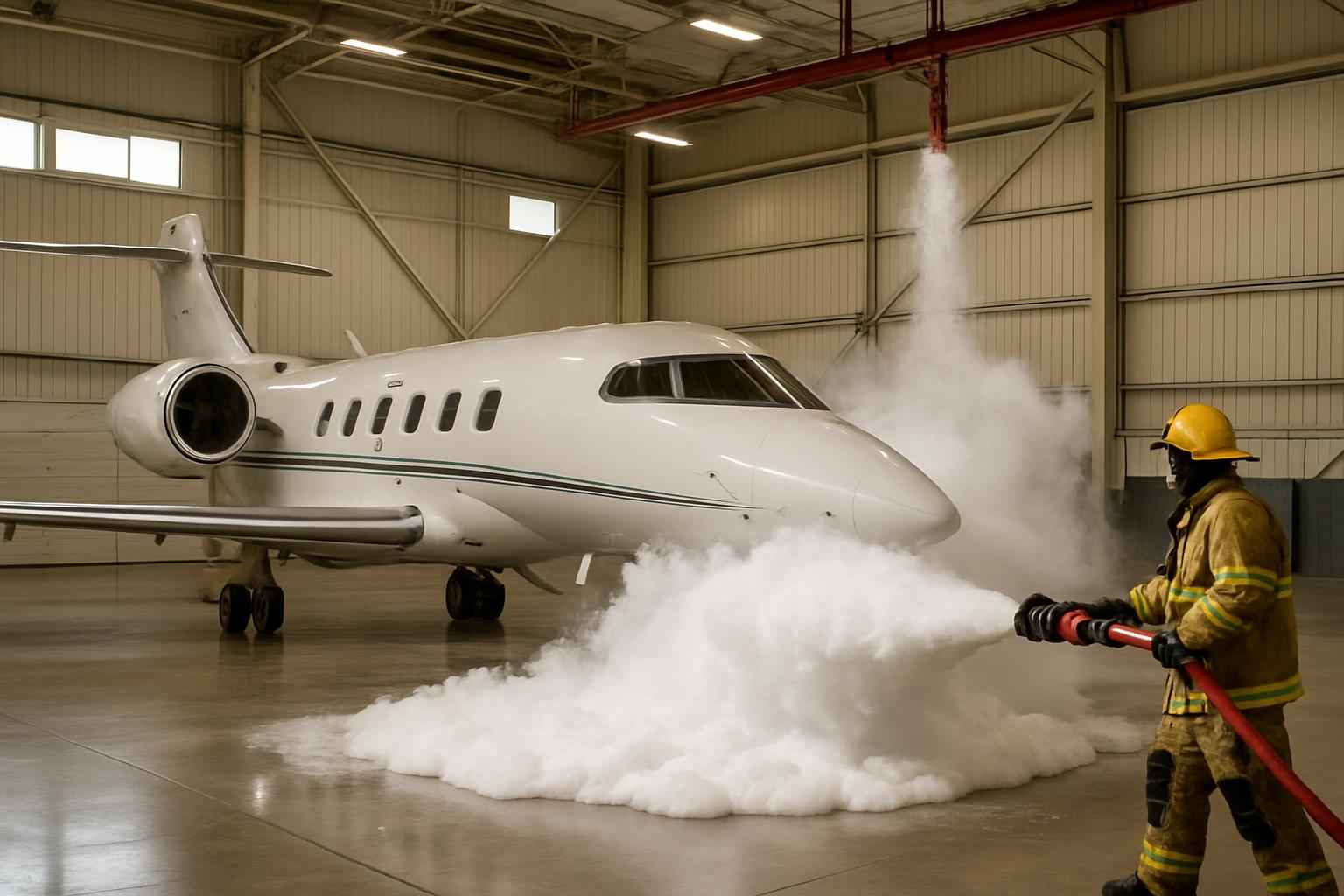 Hangar Fire Suppression Service in Cottonwood Shores TX