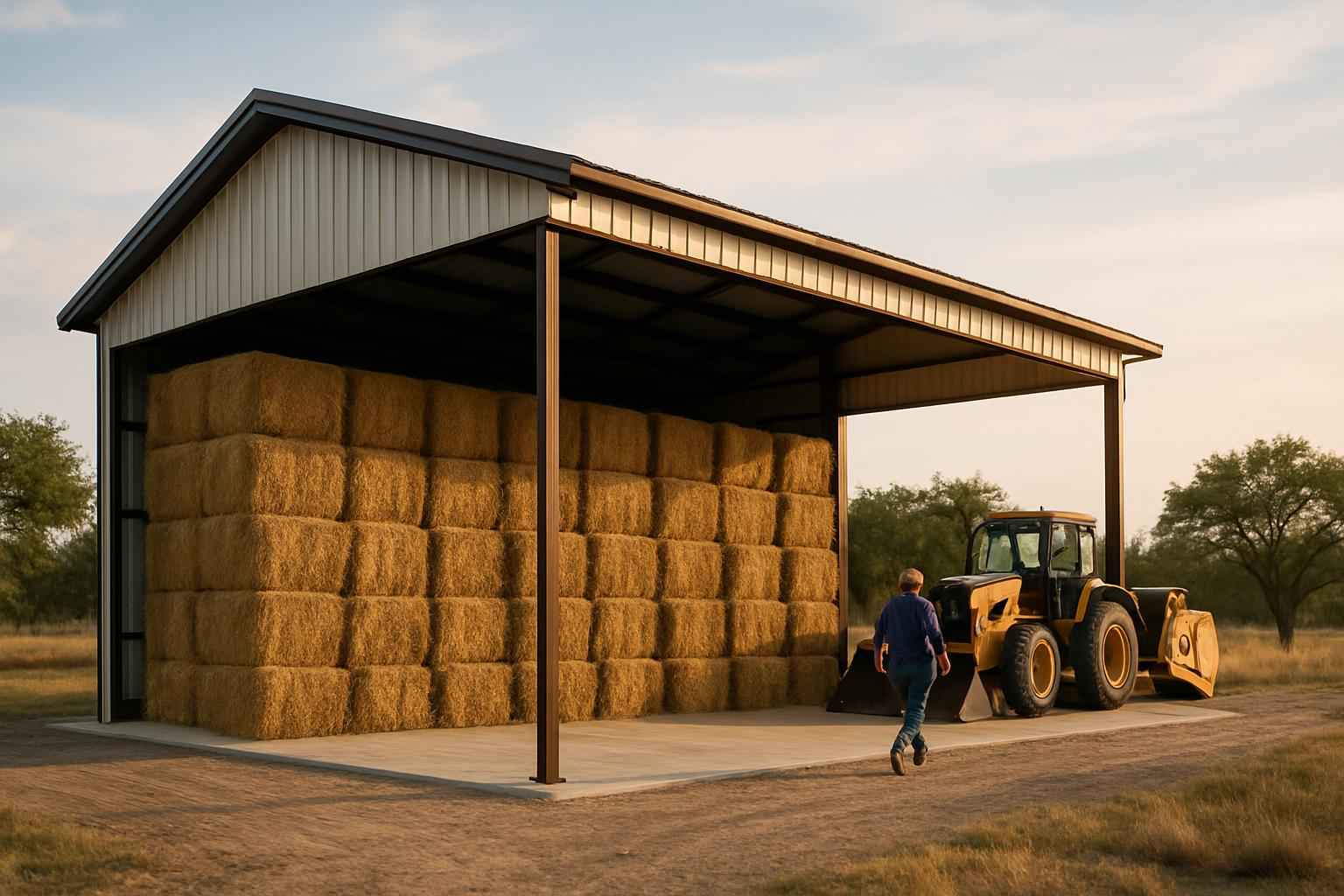 Hay Storage Building Contractor in Marble Falls TX