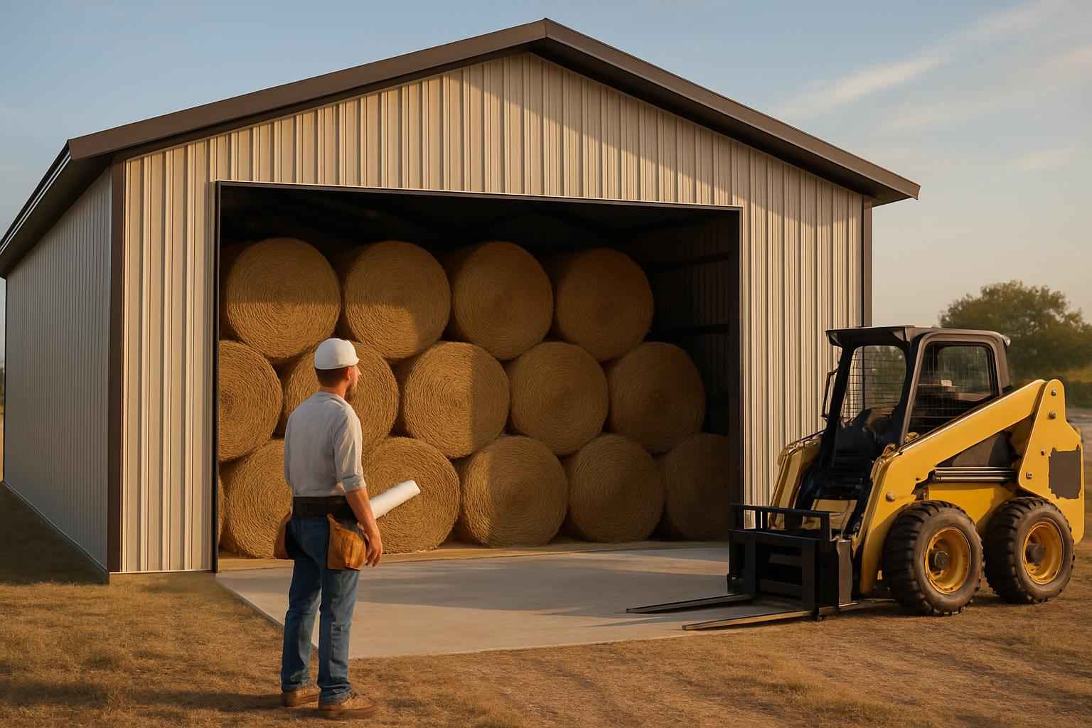 Hay Storage Building Contractor in Pipe Creek TX