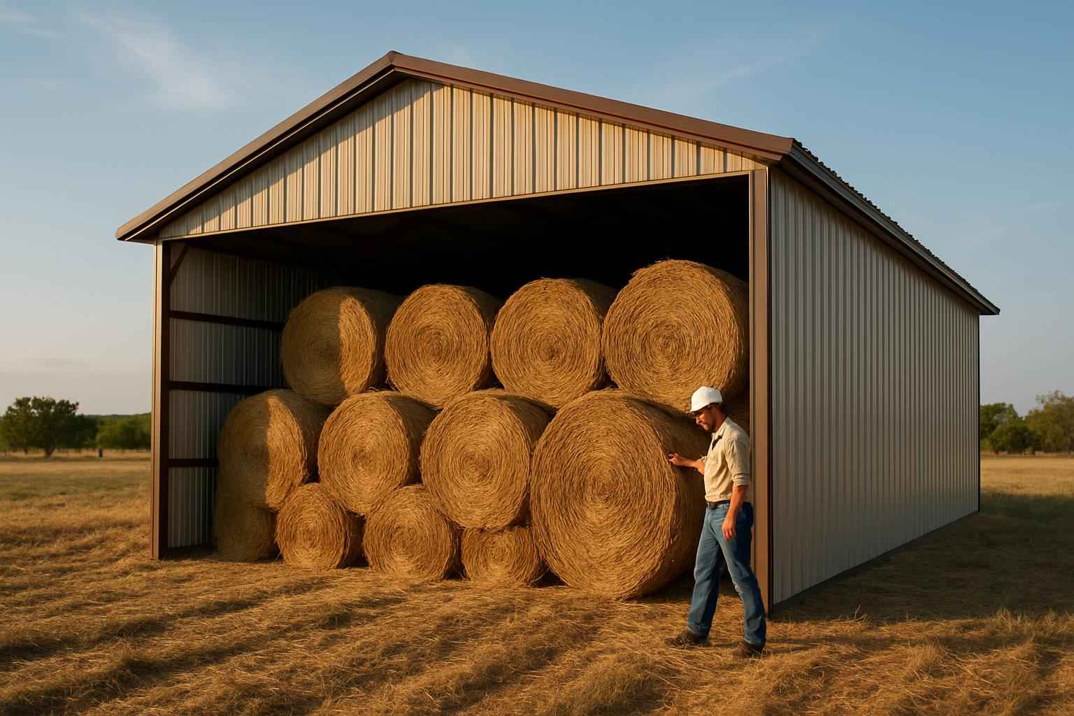 Hay Storage Building Contractor in Pontotoc TX