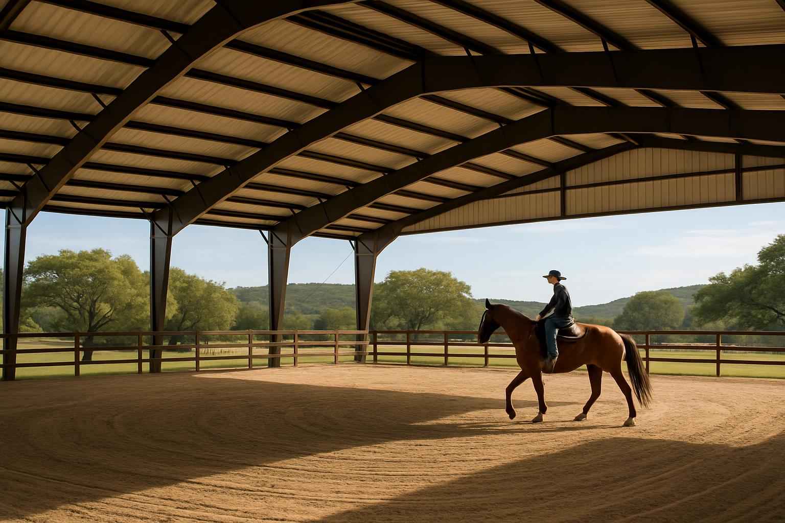 Horse Arena Cover Installer in Marble Falls TX