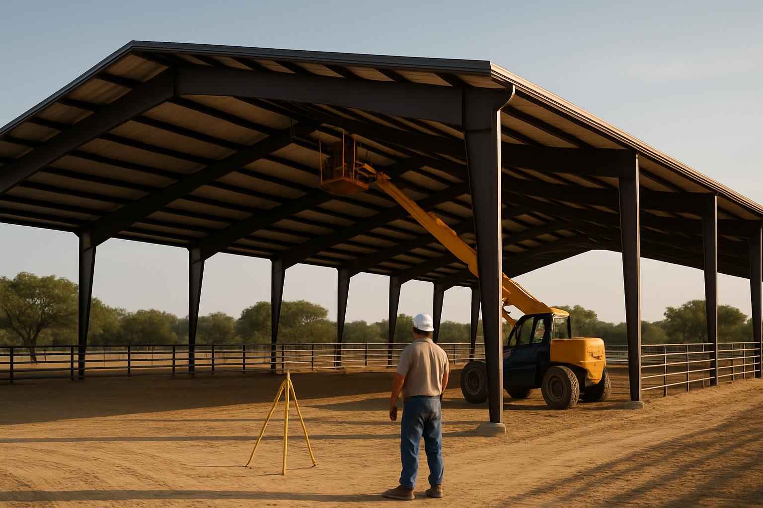 Horse Arena Cover Installer in Mason TX
