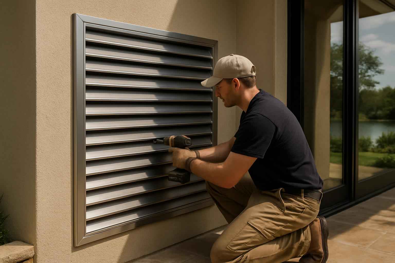 Intake Louver Installation Service in Cottonwood Shores TX