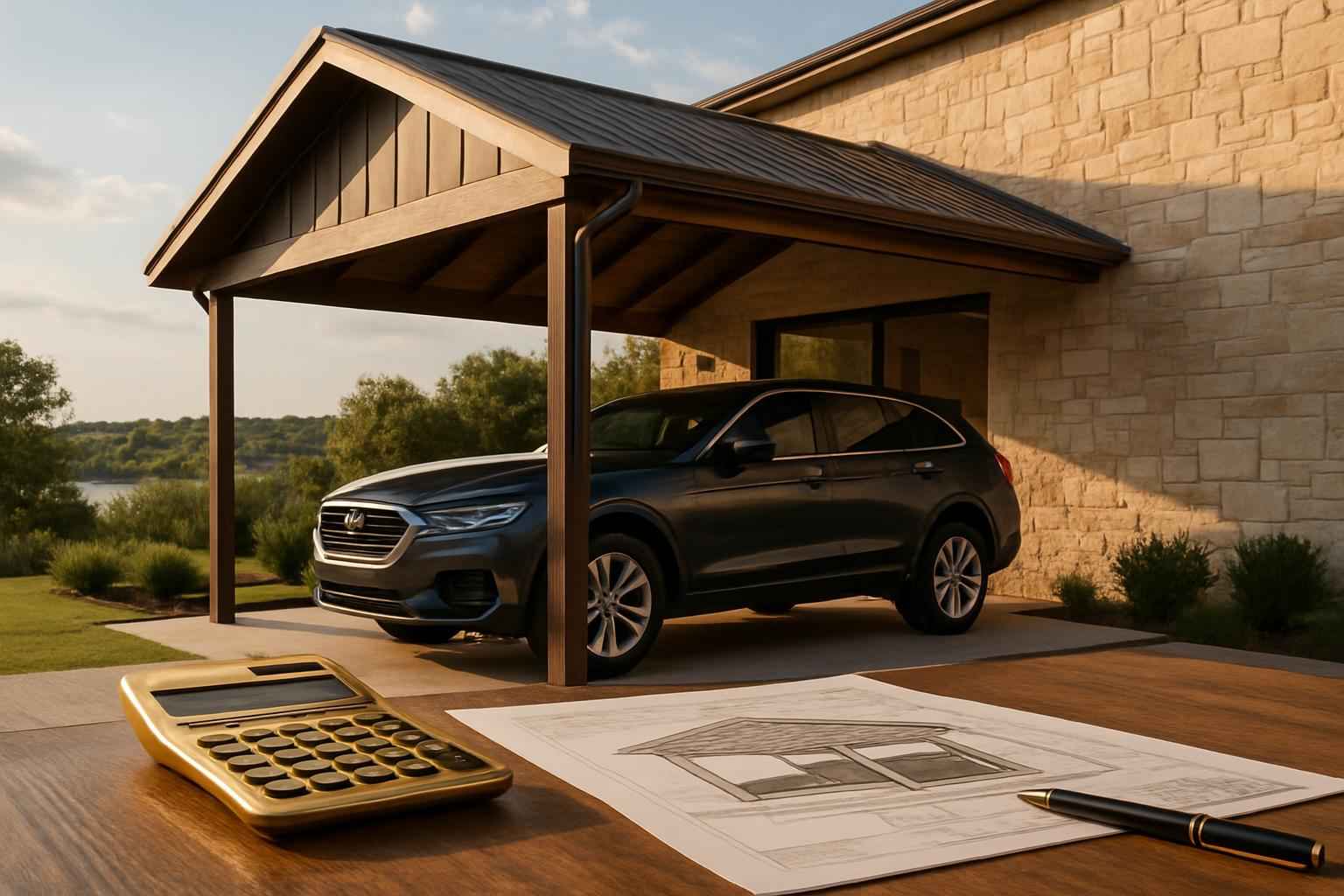 Lean To Cost Estimate in Cottonwood Shores TX