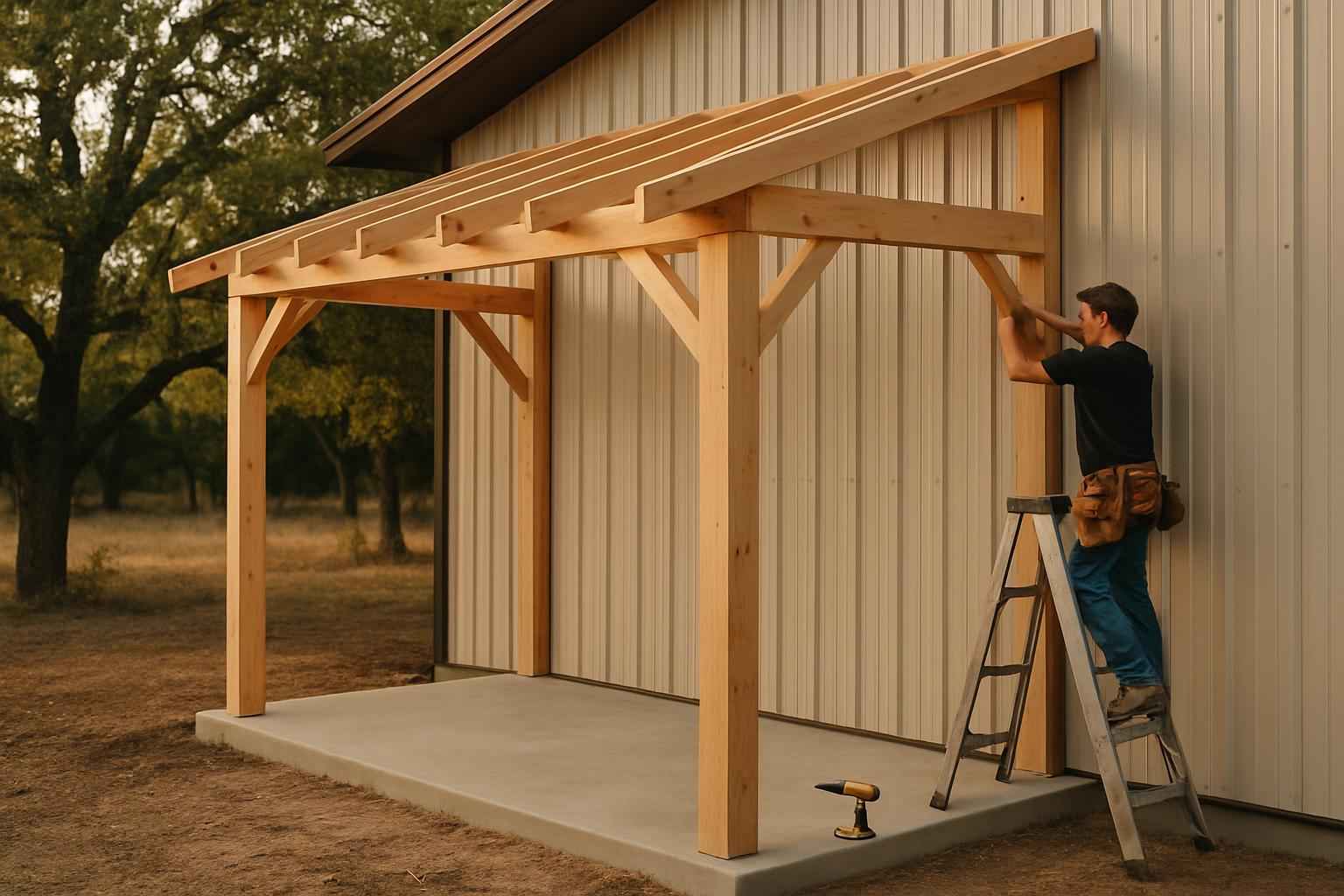 Lean To Framing Service in Pipe Creek TX