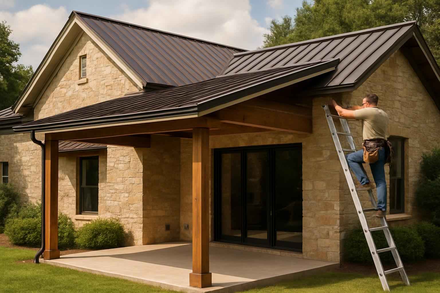 Lean To Roof Tie In Service in Kingsland TX