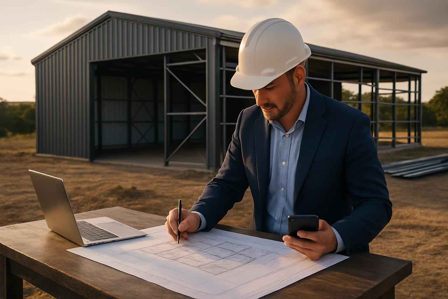 Metal Building Project Management in Pipe Creek TX