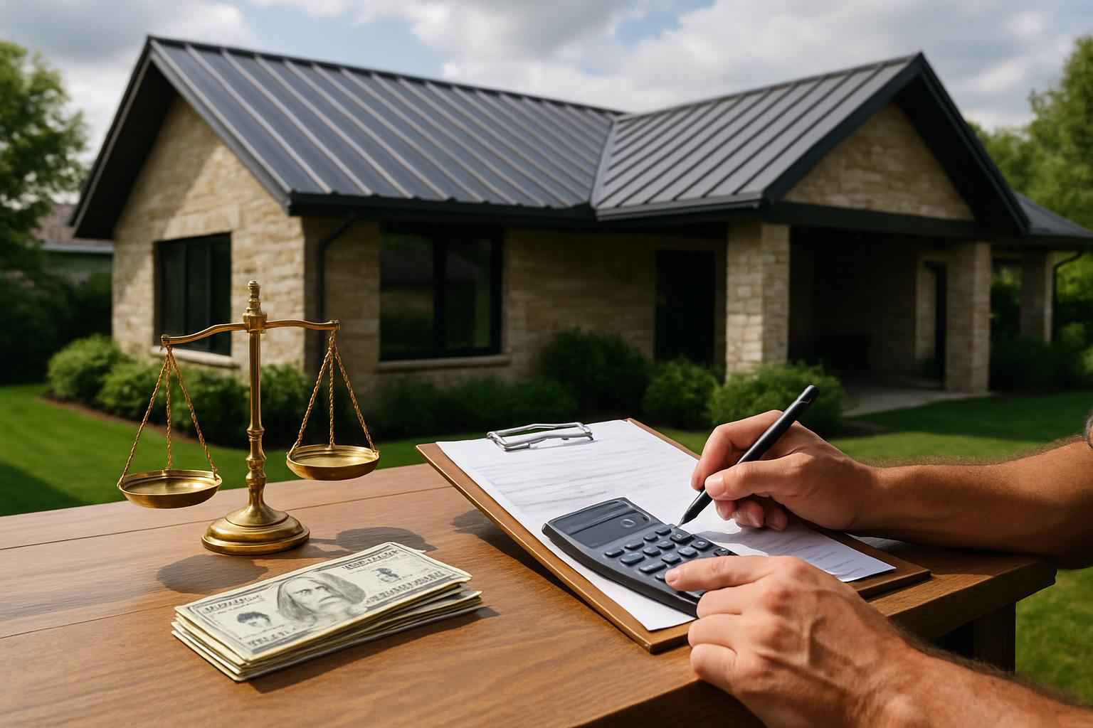 Metal Roof Cost Estimate in Medina TX