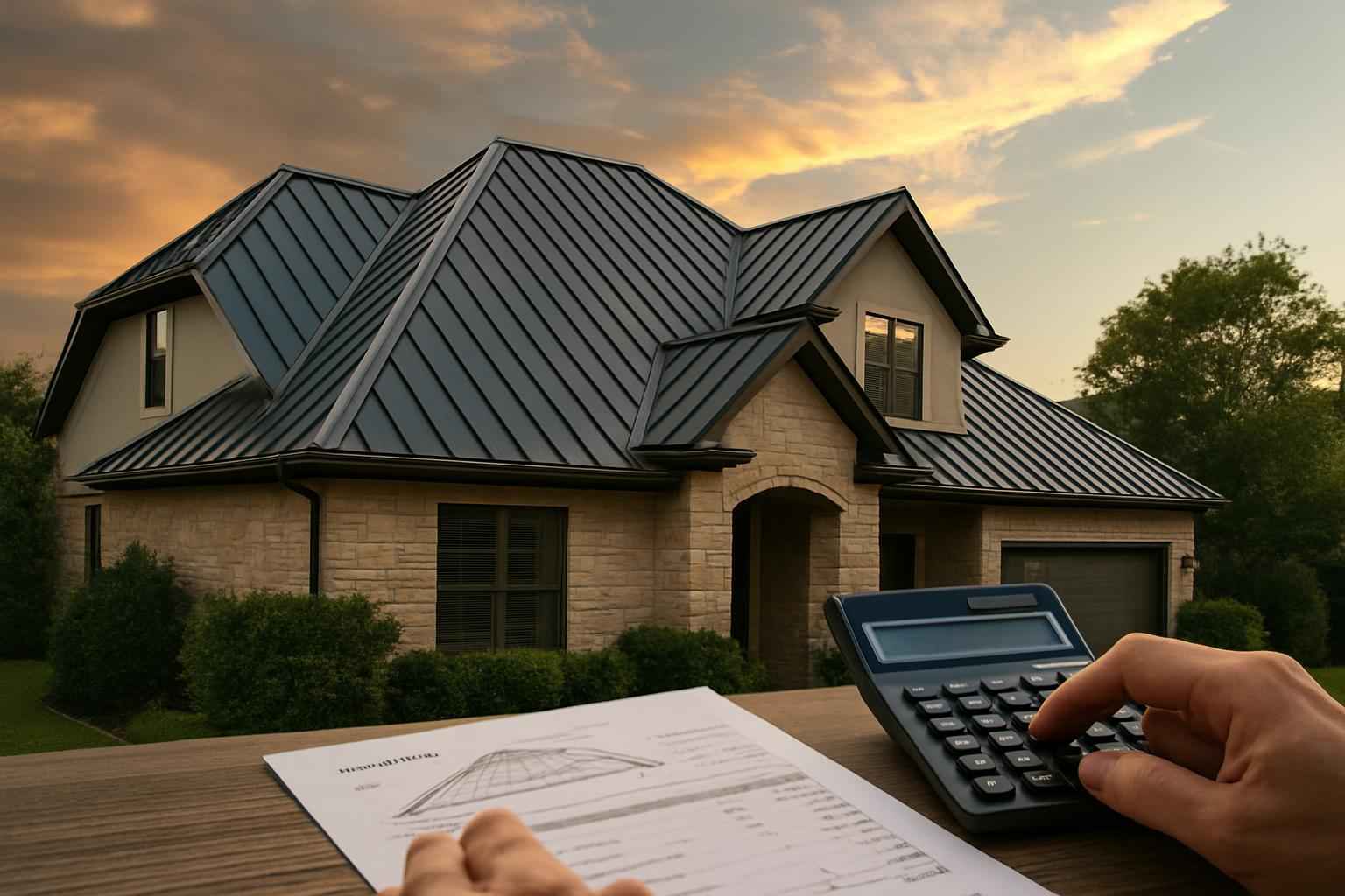 Metal Roof Cost Estimate in Pontotoc TX