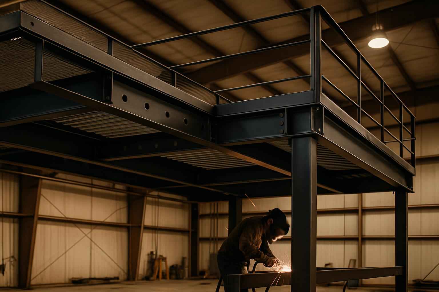 Mezzanine Support Fabrication in Cottonwood Shores TX