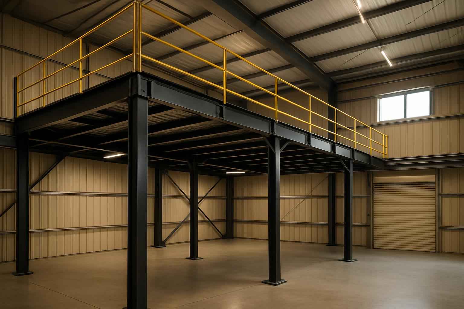 Mezzanine Support Fabrication in Pipe Creek TX