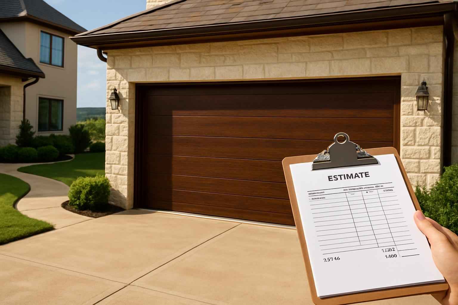 Overhead Door Cost Estimate in Marble Falls TX