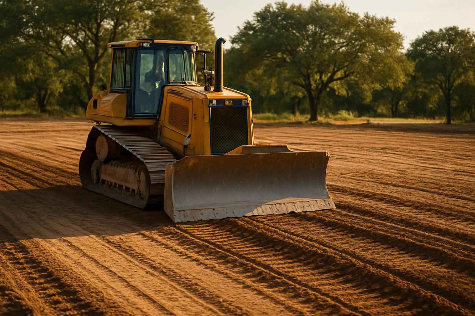Pad Site Grading Service in Mason TX