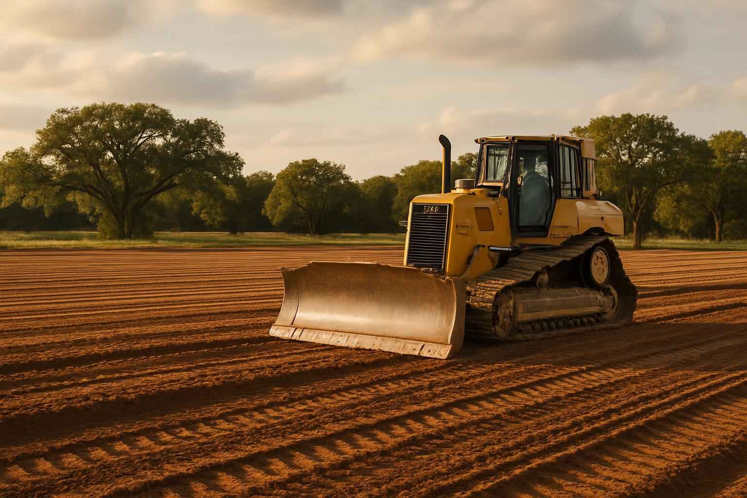 Pad Site Grading Service in Medina TX