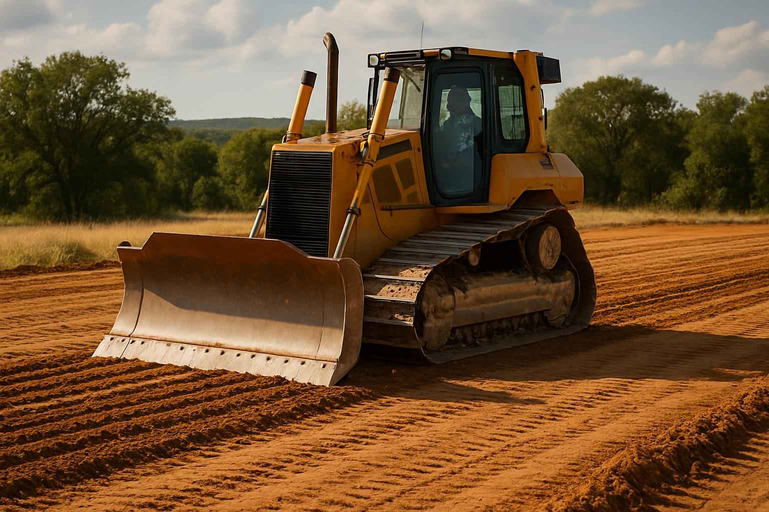 Pad Site Grading Service in Pontotoc TX